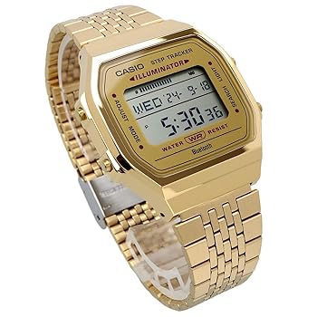 CASIO ABL-100WEG-9極美品、モバイルリンク機能付き CASIO Collection カシオ コレクション モバイルリンク機能 ABL